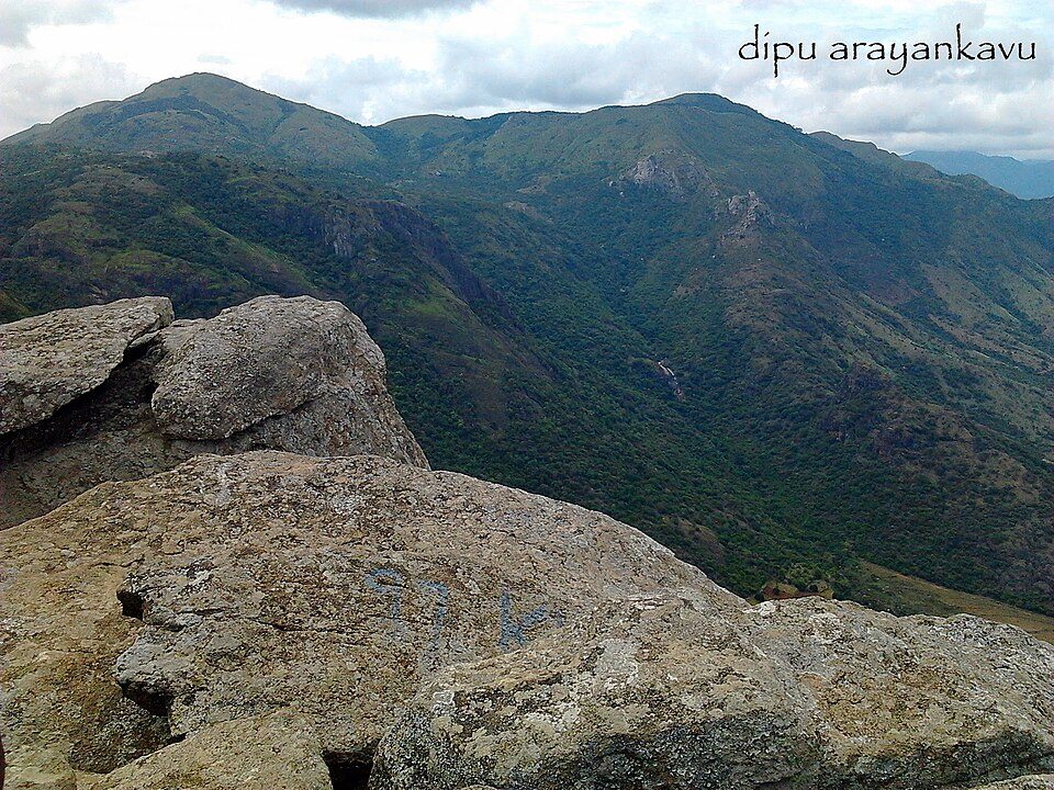 Ramakkalmedu viewpoint over Tamil Nadu plains on the Idukki route from Kattappana